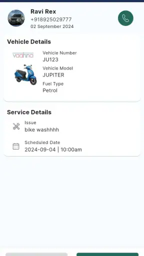 mVaaHna Private Mechanics app screenshot