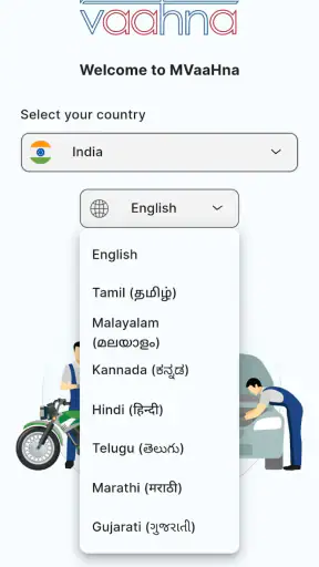 mVaaHna Private Mechanics app screenshot