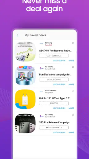 My Galaxy screenshot