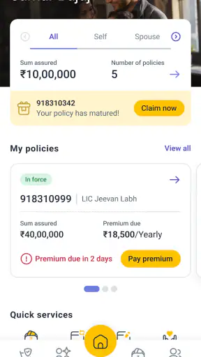 My LIC screenshot