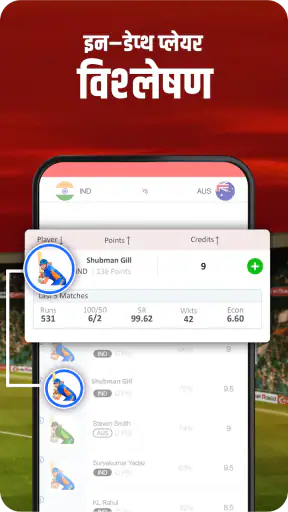 My11Circle फैंटेसी क्रिकेट ऐप screenshot