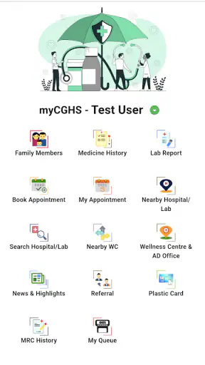 myCGHS 2.0 screenshot