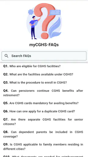 myCGHS 2.0 screenshot