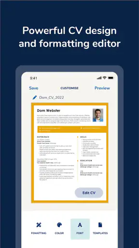 MyPerfectCV: Resume CV Builder screenshot