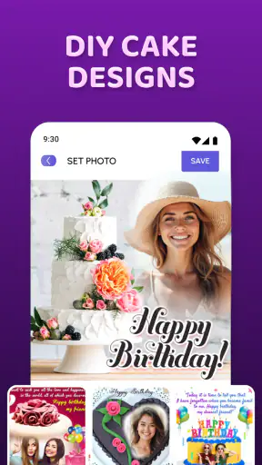 Name Photo On Birthday Cake screenshot