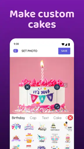 Name Photo On Birthday Cake screenshot