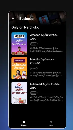 Nerchuko: Short Learning App screenshot