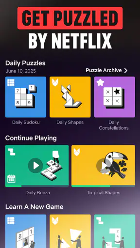 Netflix Puzzled screenshot
