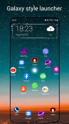 Newlook Launcher - Galaxy Star screenshot