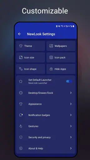 Newlook Launcher - Galaxy Star screenshot