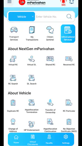 NextGen mParivahan screenshot