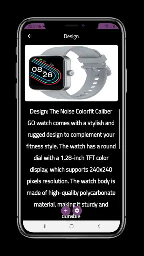 Noise Colorfit Caliber Guide screenshot