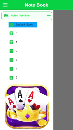 Note Book screenshot