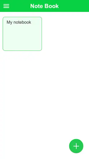 Note Book screenshot
