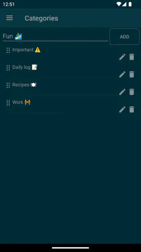 Notepad - simple notes screenshot