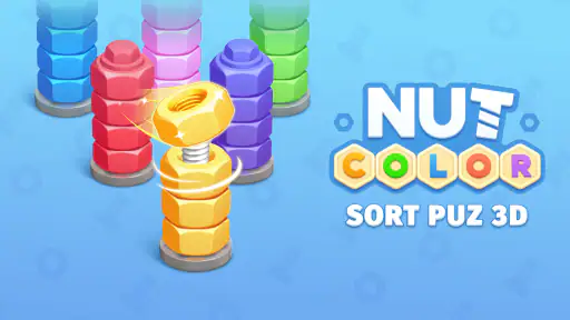 Nut Color Game - Sort Puz 3D screenshot