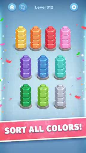 Nut Color Game - Sort Puz 3D screenshot