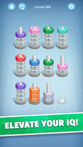 Nut Color Game - Sort Puz 3D screenshot