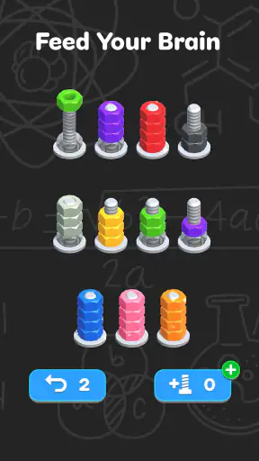 Nuts Sort - Color Sort screenshot