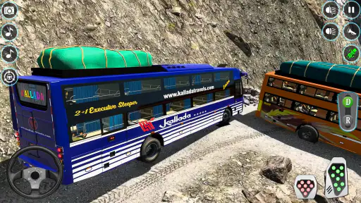 Offroad Bus Driving Bus Sim 3D screenshot