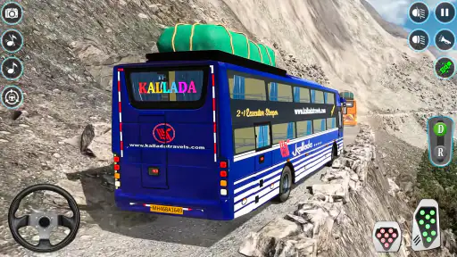 Offroad Bus Driving Bus Sim 3D screenshot