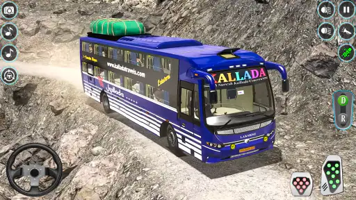 Offroad Bus Driving Bus Sim 3D screenshot