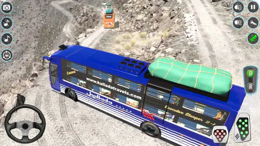 Offroad Bus Driving Bus Sim 3D screenshot