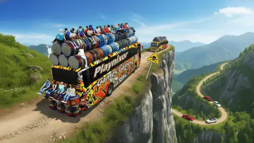 Offroad Bus Driving Impossible screenshot