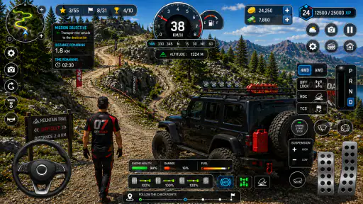 offroad jeep games 3d driving screenshot