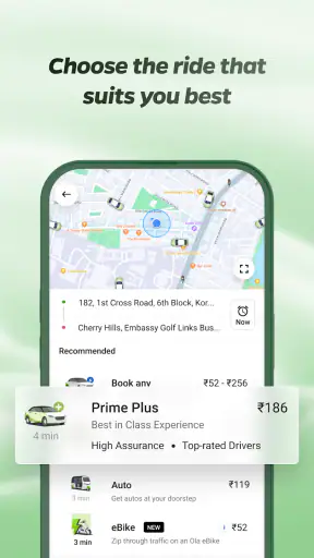 ओला: कैब, ऑटो, बाइक बुक करें screenshot