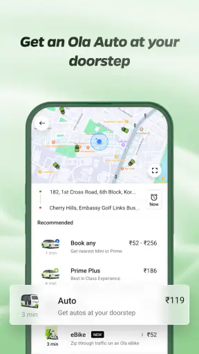 ओला: कैब, ऑटो, बाइक बुक करें screenshot