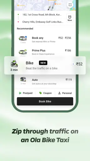 ओला: कैब, ऑटो, बाइक बुक करें screenshot