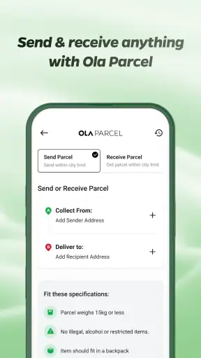 ओला: कैब, ऑटो, बाइक बुक करें screenshot