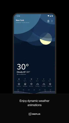 OnePlus Weather screenshot