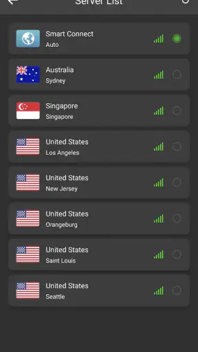 OraVPN screenshot