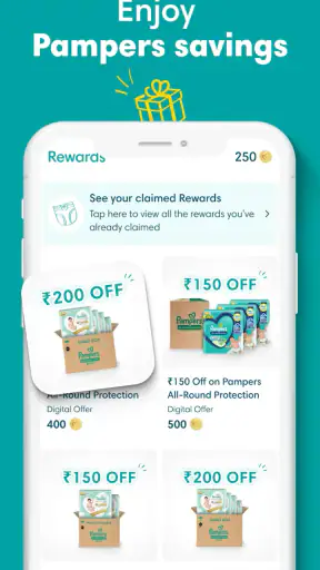 Pampers Club rewards & coupons screenshot