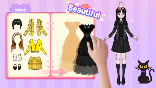 Paper Doll Makeover & Dress Up screenshot