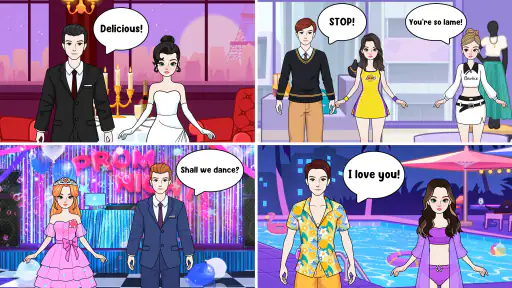 Paper Doll Makeover & Dress Up screenshot