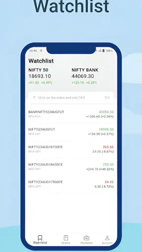 Paper: paper trading app India screenshot