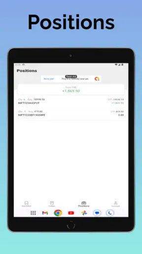 Paper: paper trading app India screenshot