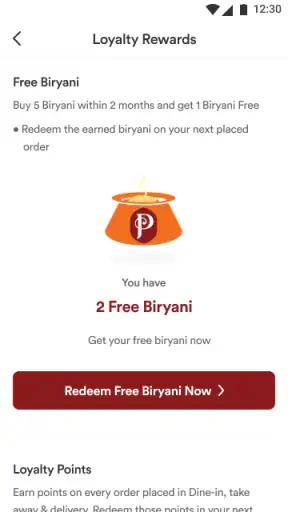 Paradise Biryani Order Online screenshot