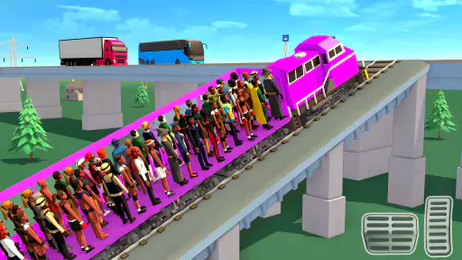 Passenger Express Train Game screenshot