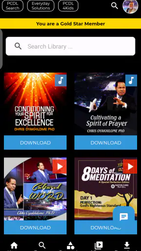 Pastor Chris Digital Library screenshot
