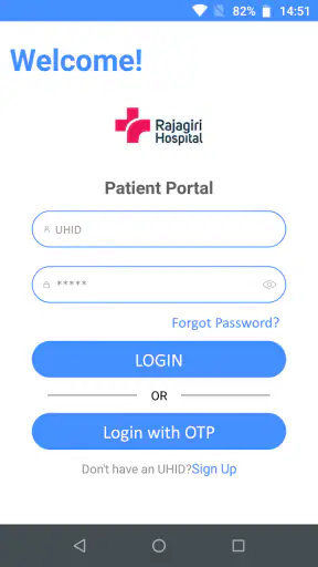 Patient Portal Rajagiri screenshot