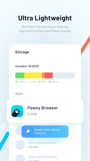 Pawxy - Fast VPN & Web Browser screenshot