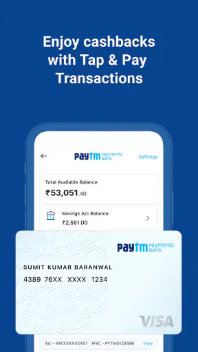 Paytm Payments Bank screenshot