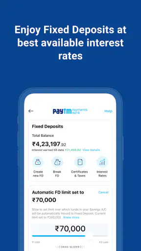 Paytm Payments Bank screenshot