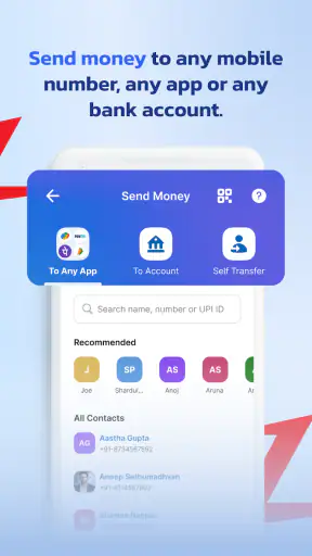 PayZapp UPI, Pixel Credit Card screenshot
