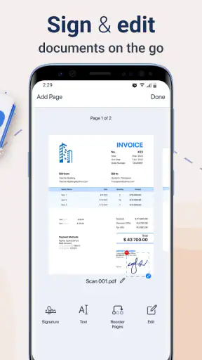 PDF Scanner, Editor, Converter screenshot