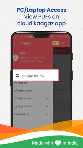 PDF स्कैनर और एडिटर - कागज़ ऐप screenshot